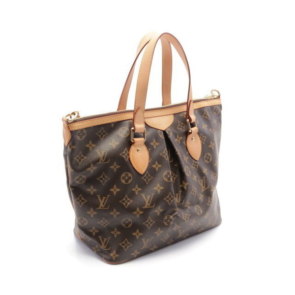 Louis Vuitton Palermo handbag Leather Monogram brown - Picture 2 of 7